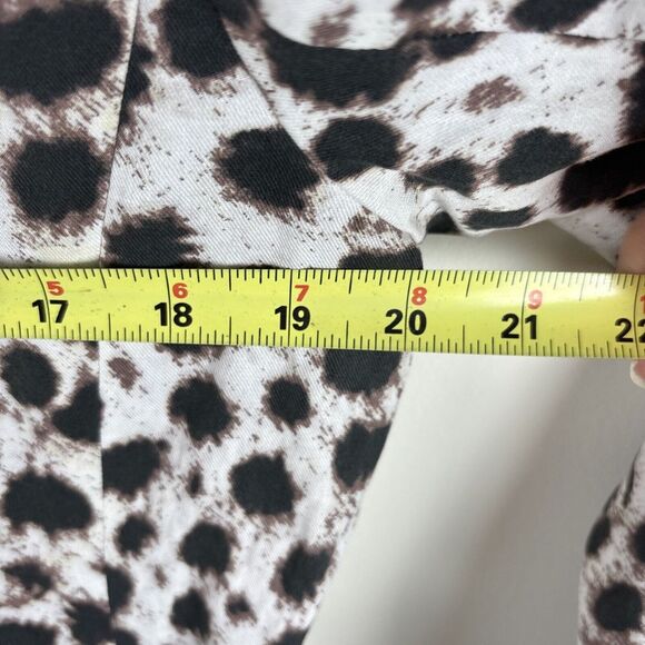 Joes Jeans Leopard Print Blazer Button Jacket Womens‎ Sz L New Office Siren - Picture 10 of 13